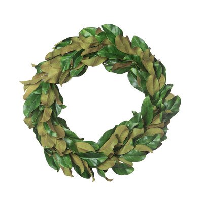 Classic Green Autumn Wreath with Ilex