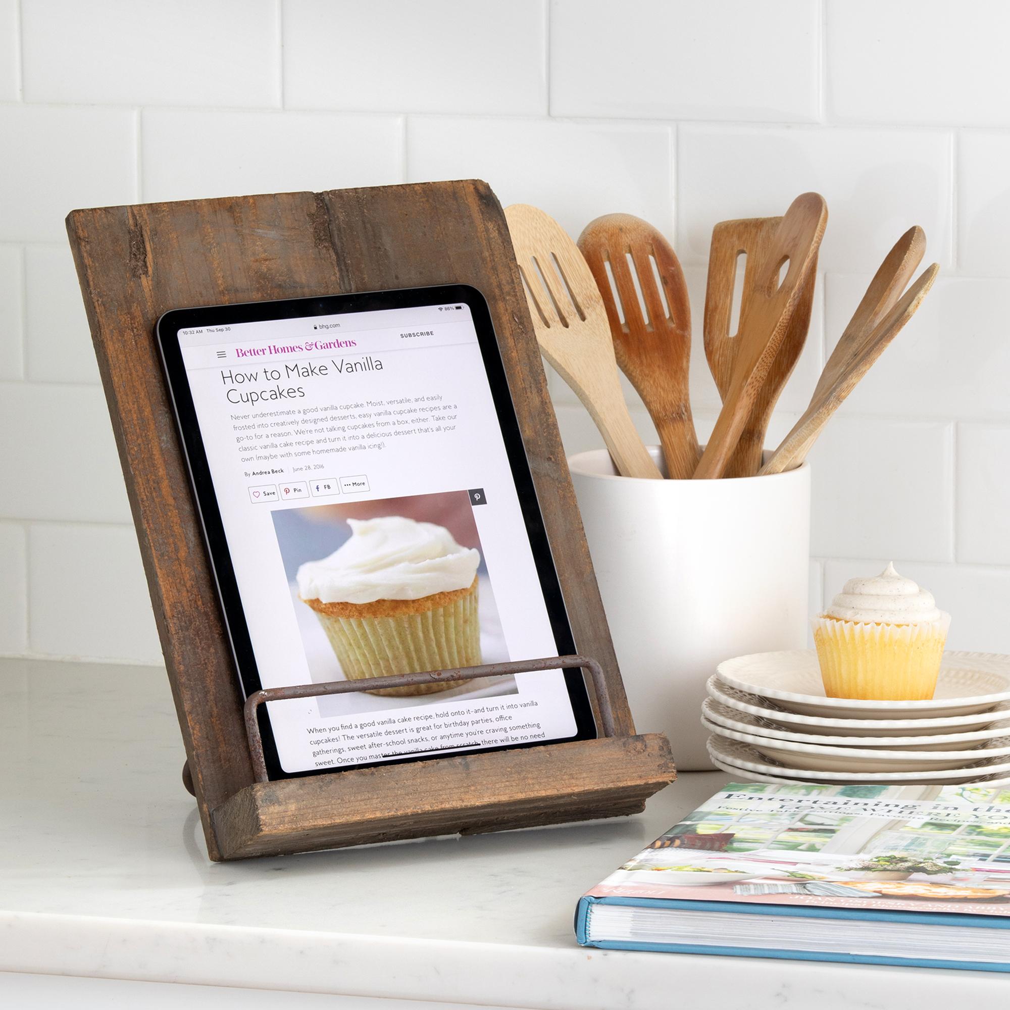 Park Hill Aged Wooden Cookbook Stand