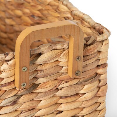 Woven Water Hyacinth Rectagle Storage Basket