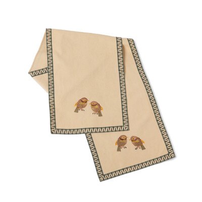 Park Hill Collections EXW00166 Soft Linen Banded Dish Towels, Neutral Assortment, 27.5- inch Length