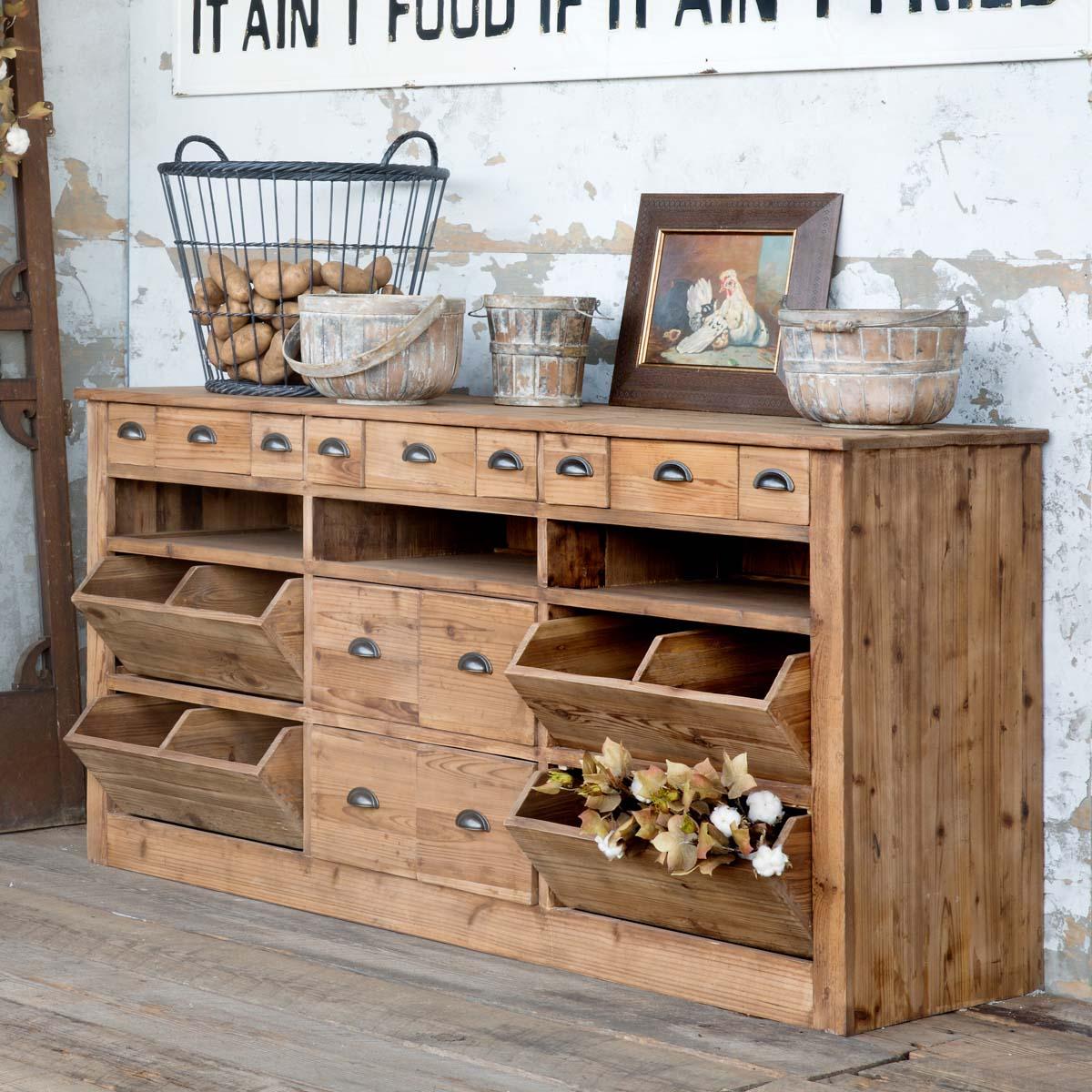 vintage under cabinet pull down kitchen shelf / cookbook stand, solid wood  w/ original hardware