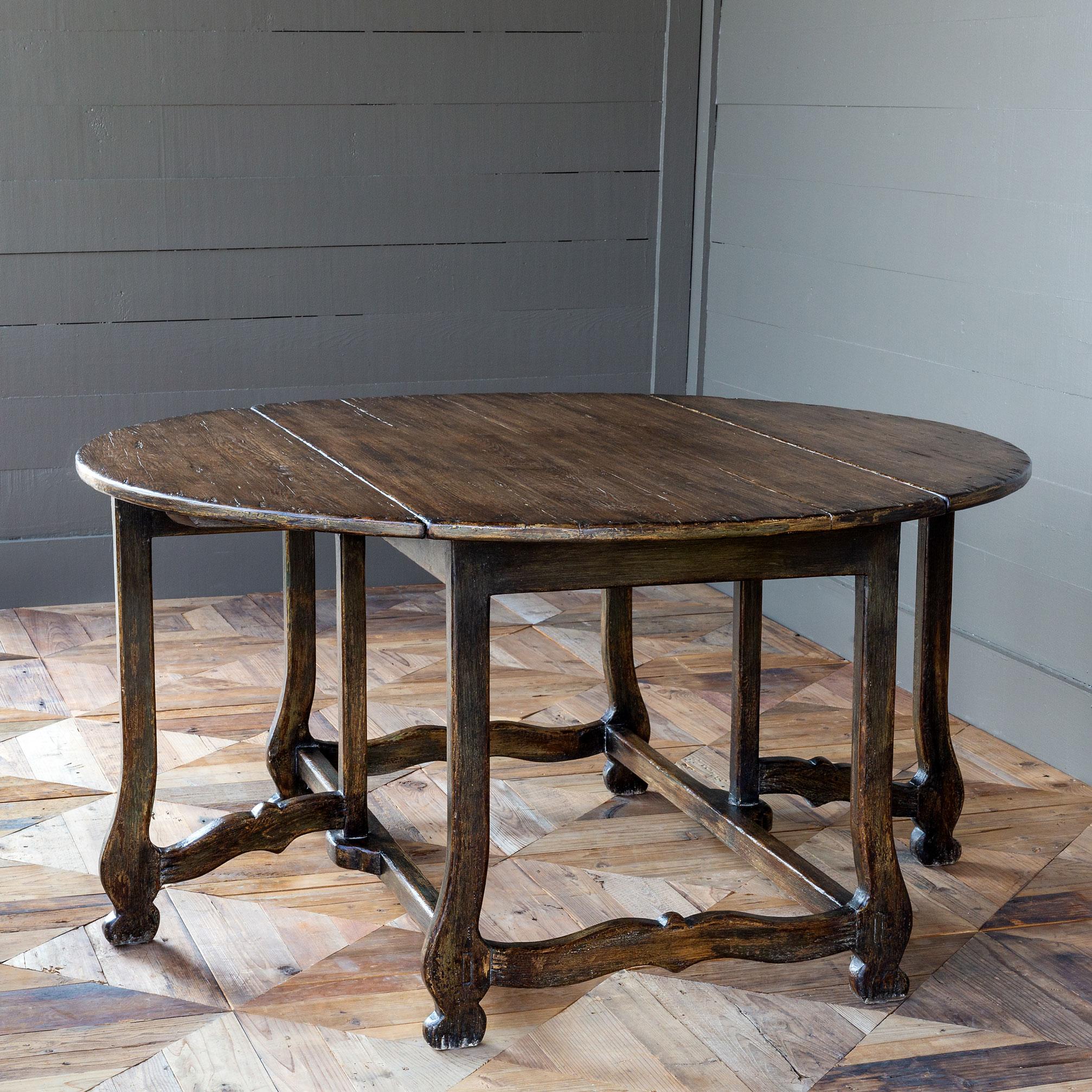 Round gateleg online table