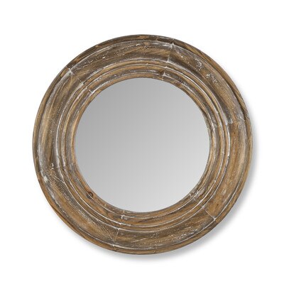 Park Hill Clark Round Geo Mirror, Small