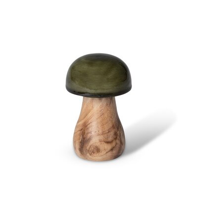 Hand-carved Wooden Mushroom